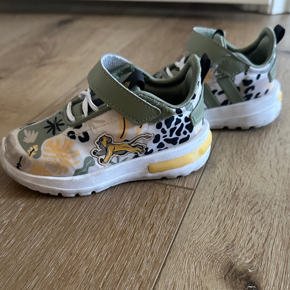 Kids Disney Lion King Adidas - Green and Yellow Sneakers